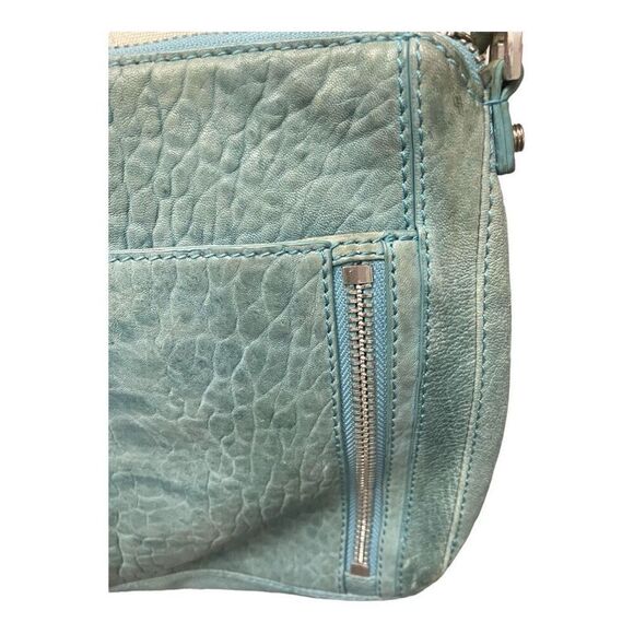 Botkier Light Blue Zipper Embellished Shoulder Bag - Picture 8 of 11